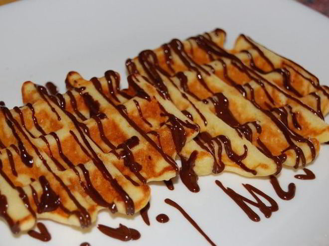 Рецепт вафель творожных