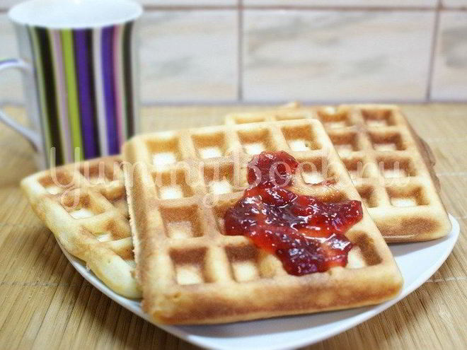 Рецепт вафель в электровафельнице