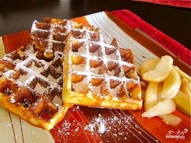 Рецепт вафель за 5 минут