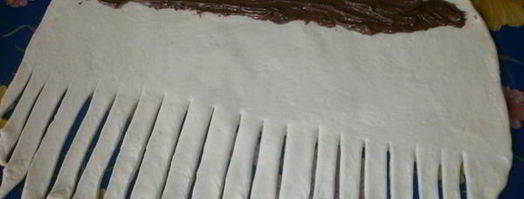 выпечка с шоколадно-ореховой пастой. Шаг 11