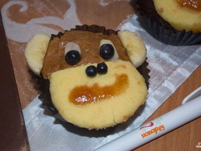 Рецепт выпечки в виде обезьянки