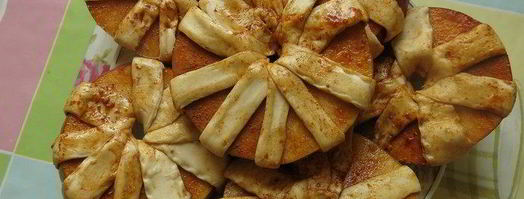 яблочные слойки-цветы. Шаг 9