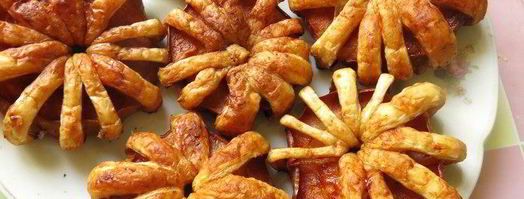 яблочные слойки-цветы. Шаг 11