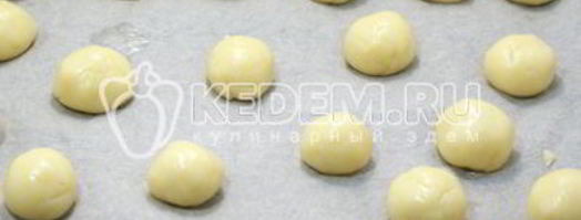 профитроли с икрой и творожной начинкой. Шаг 7