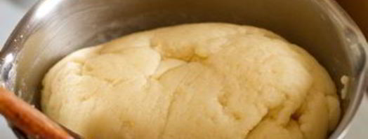 профитроли с кракелюром и лососевым муссом. Шаг 6