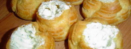 профитроли с красной рыбой. Шаг 7