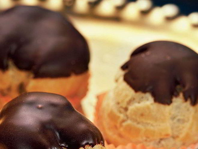 Рецепт профитролей с шоколадом