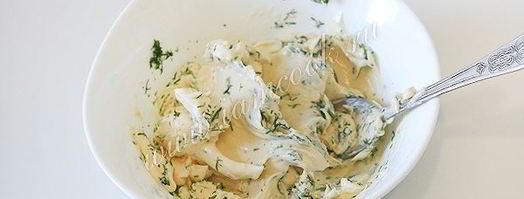 профитроли с сырной начинкой и форелью. Шаг 8