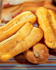 Профитроли с сырным кремом