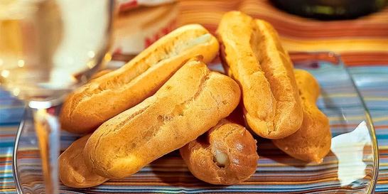 Профитроли с сырным кремом