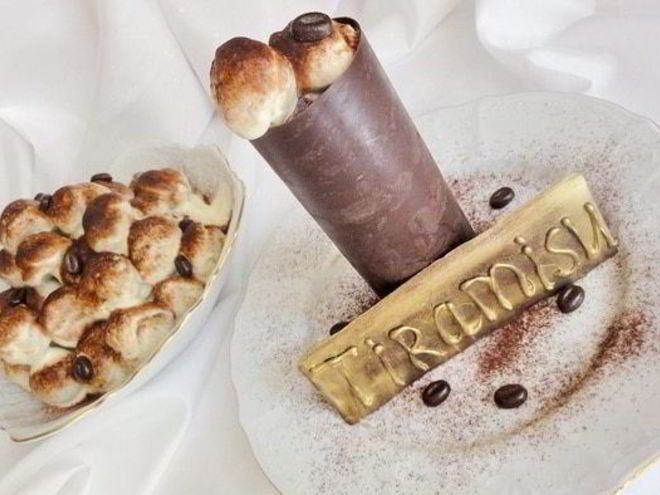 Рецепт профитролей тирамису