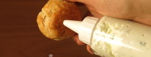 профитроли закусочные цыплята. Шаг 13