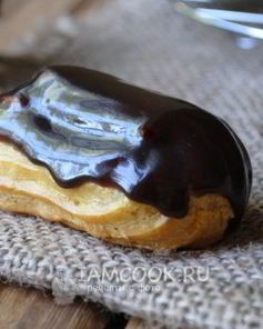 Шоколадная глазурь для эклеров