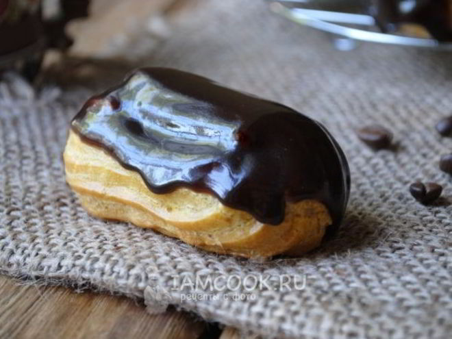 Рецепт шоколадной глазури для эклеров