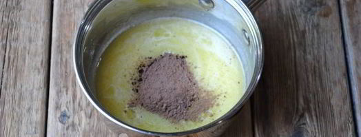 шоколадная глазурь для эклеров. Шаг 7