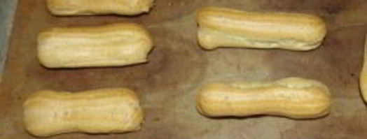 тесто на эклеры. Шаг 8