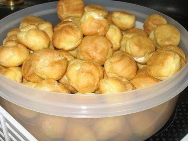 Рецепт воздушных профитролей с шоколадным кремом