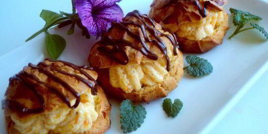 Эклеры из тыквы