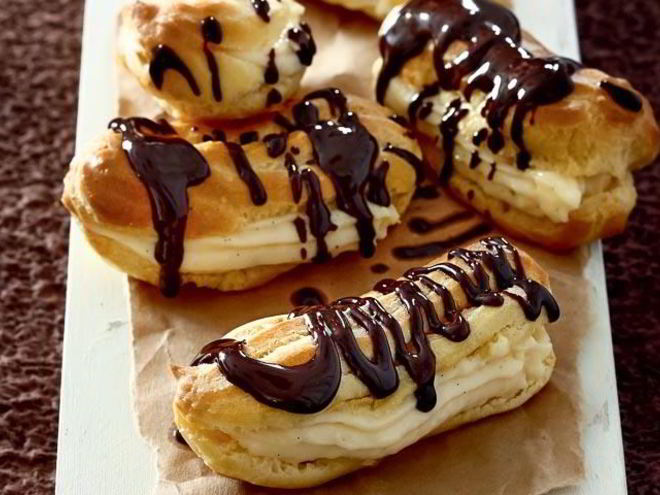 Рецепт эклеров из заварного теста