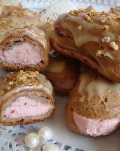Эклеры Клубника со сливками