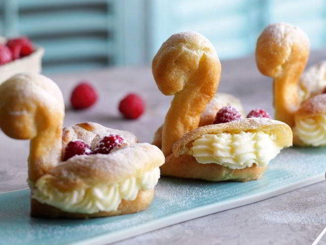 Рецепт эклеров лебеди