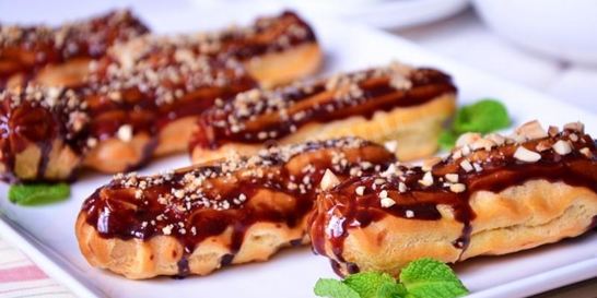 Эклеры ореховые