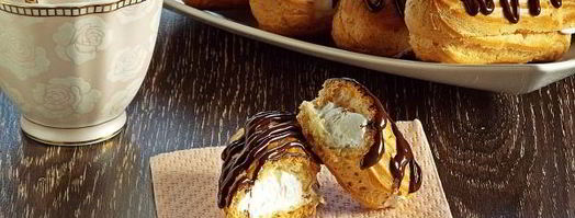 эклеры с белковым кремом. Шаг 23