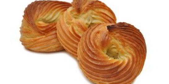 Эклеры с кремом из ветчины