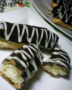 Эклеры с масляно-заварным кремом