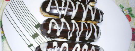 эклеры с масляно-заварным кремом. Шаг 17