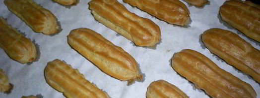 эклеры с масляно-заварным кремом. Шаг 8