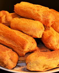 Эклеры с шоколадно-сливочным сыром