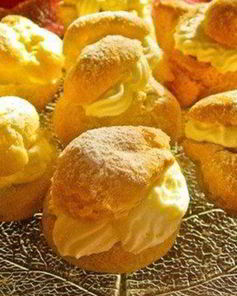 Эклеры с сырно-сливочным кремом