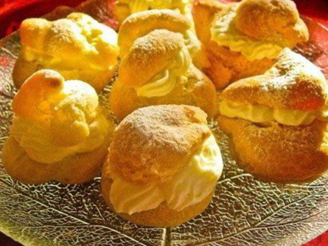 Рецепт эклеров с сырно-сливочным кремом