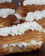 Эклеры со сливками