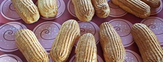 эклеры со сливками. Шаг 13