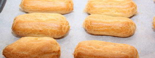 эклеры со сливочным кремом. Шаг 9