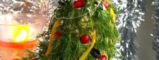 закусочный торт новогодняя елка из профитролей и сливочного крем-мусса с семгой. Шаг 21