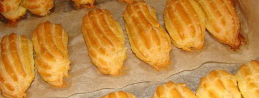 закусочные эклеры с креветочным кремом. Шаг 5