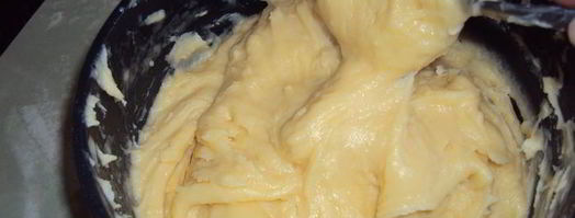 заварные пирожные с ореховым кремом. Шаг 6