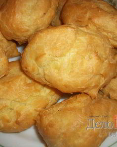 Заварные пирожные с заварным молочным кремом