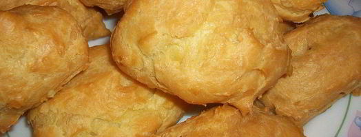 заварные пирожные с заварным молочным кремом. Шаг 4