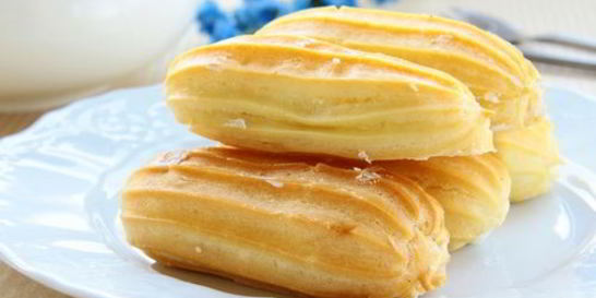 Заварные эклеры со сливочным кремом