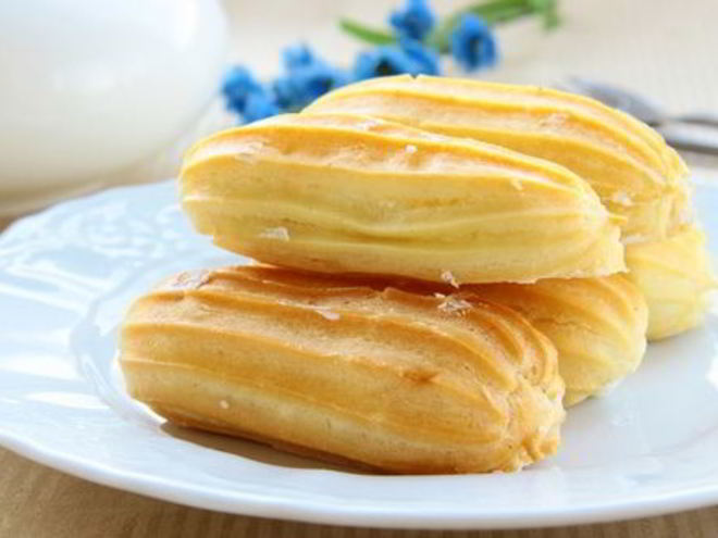 Рецепт заварных эклеров со сливочным кремом