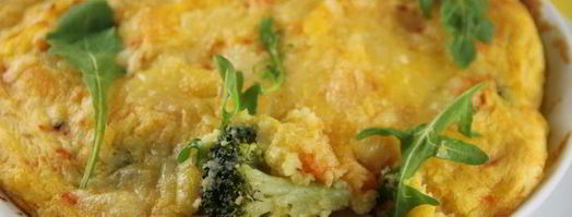 картофельная запеканка с брокколи и грибами. Шаг 11