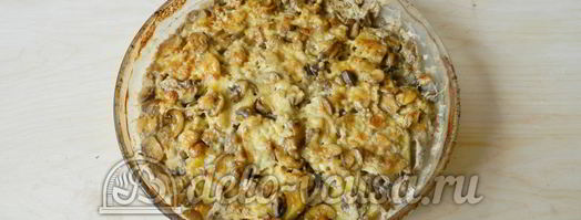 картофельная запеканка с мясом и грибами. Шаг 9