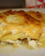 Картофельная запеканка с рыбой