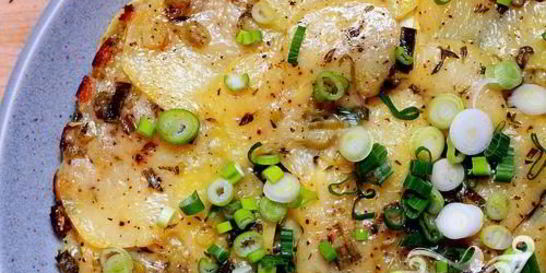 Картофельно-кабачковая запеканка с сыром