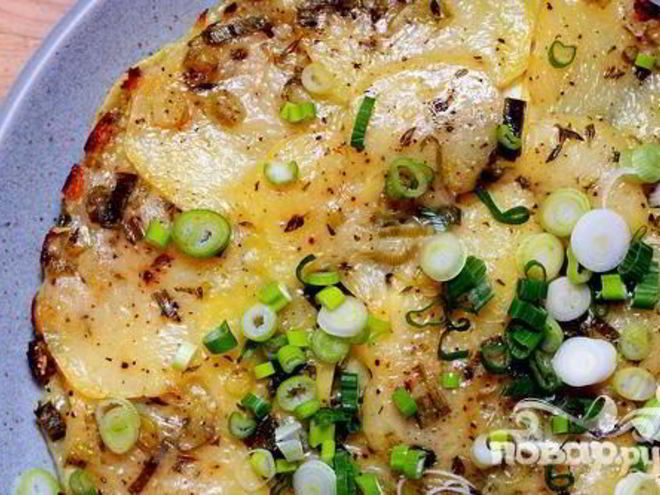 Рецепт картофельно-кабачковой запеканка с сыром