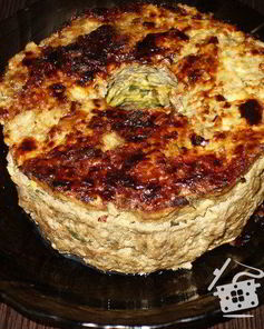 Мясная запеканка с начинкой